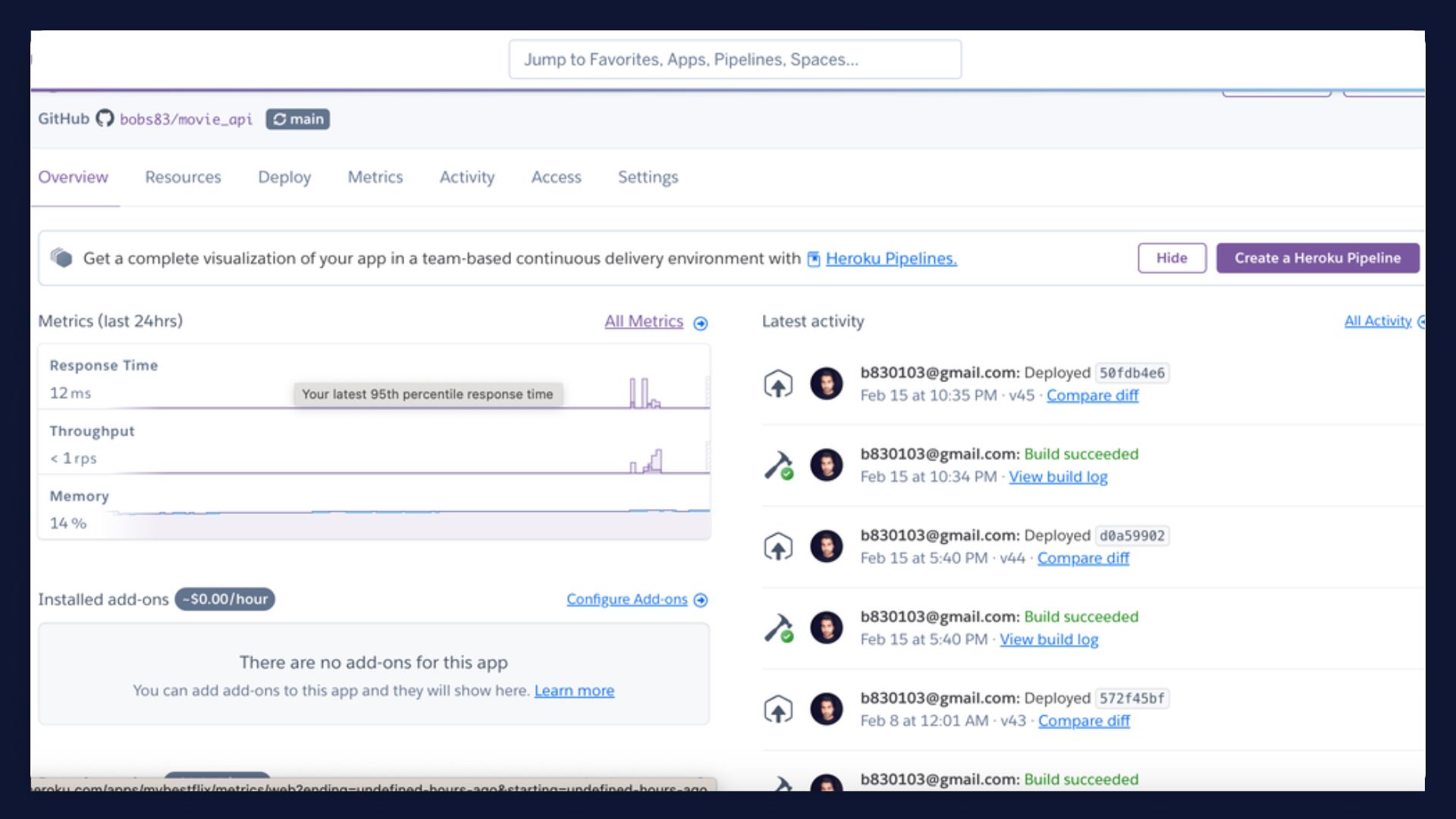 Heroku View